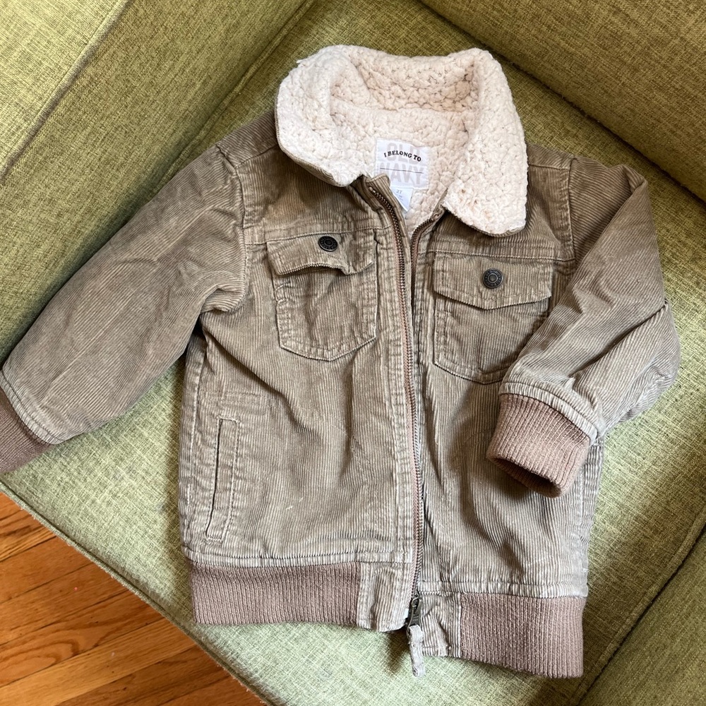 Lined corduroy jacket